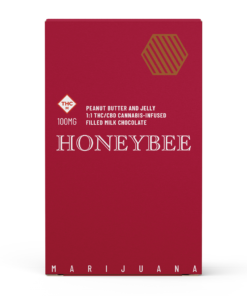 PEANUT BUTTER And JELLY FILLED BAR • 1:1 THC/CBD